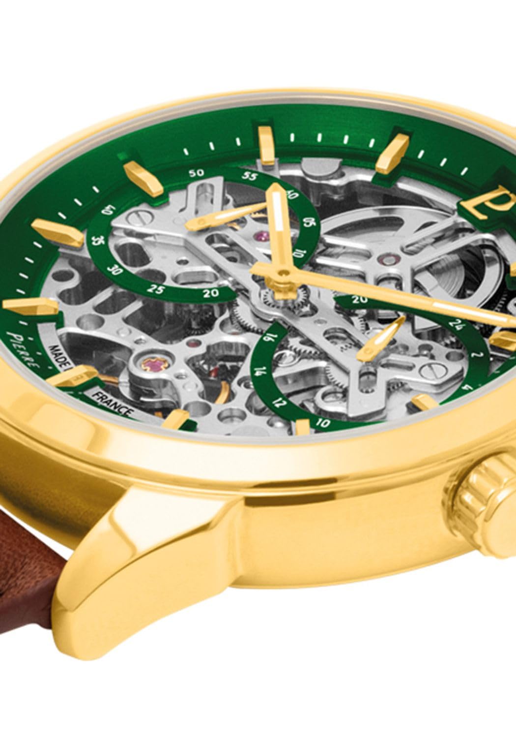 Pierre Lannier Monarck Orologio Automatico 43 mm Pelle Acciaio