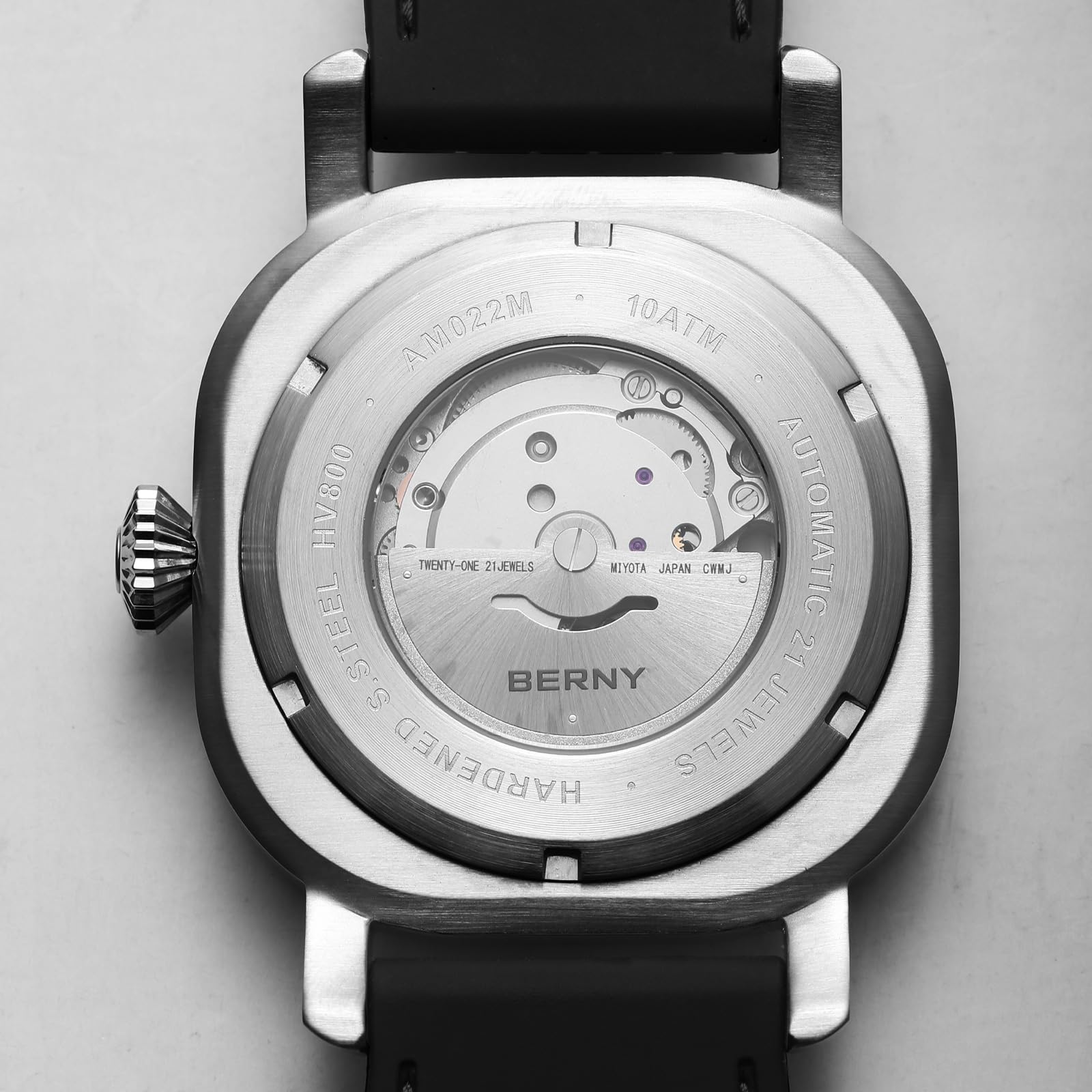 Berny Orologio Automatico Uomo Acciaio 10ATM