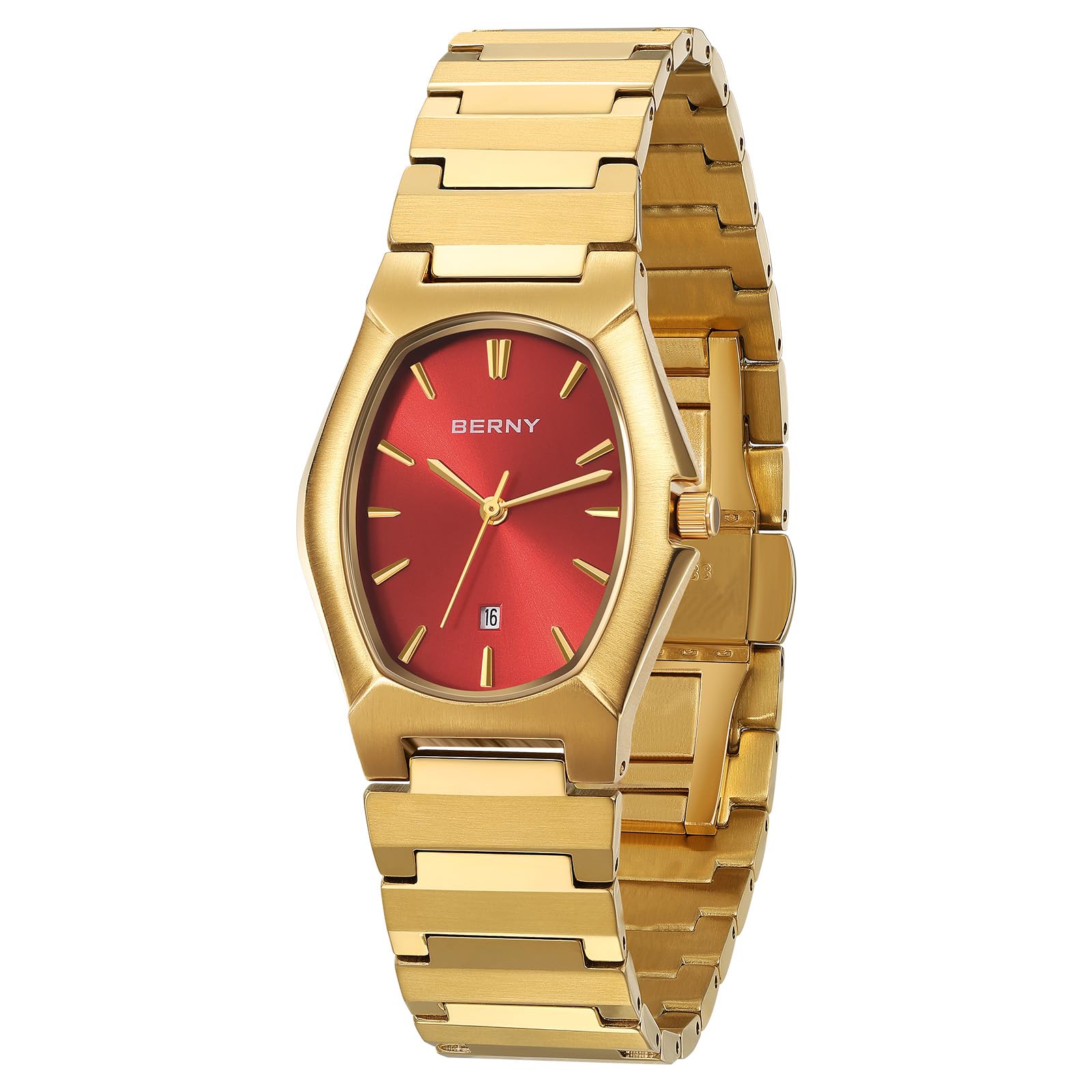 Berny Gold orologio quarzo oro bianco classico