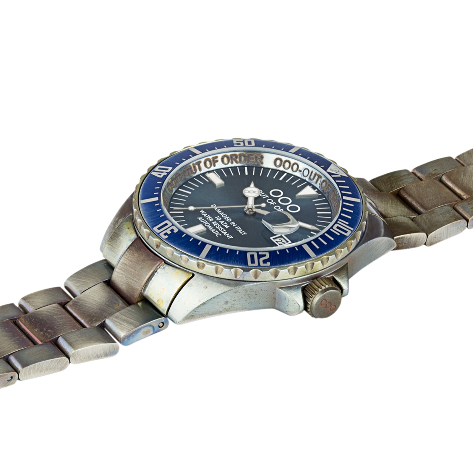 Out Of Order Automatico Blue orologio blu 44 mm automatico
