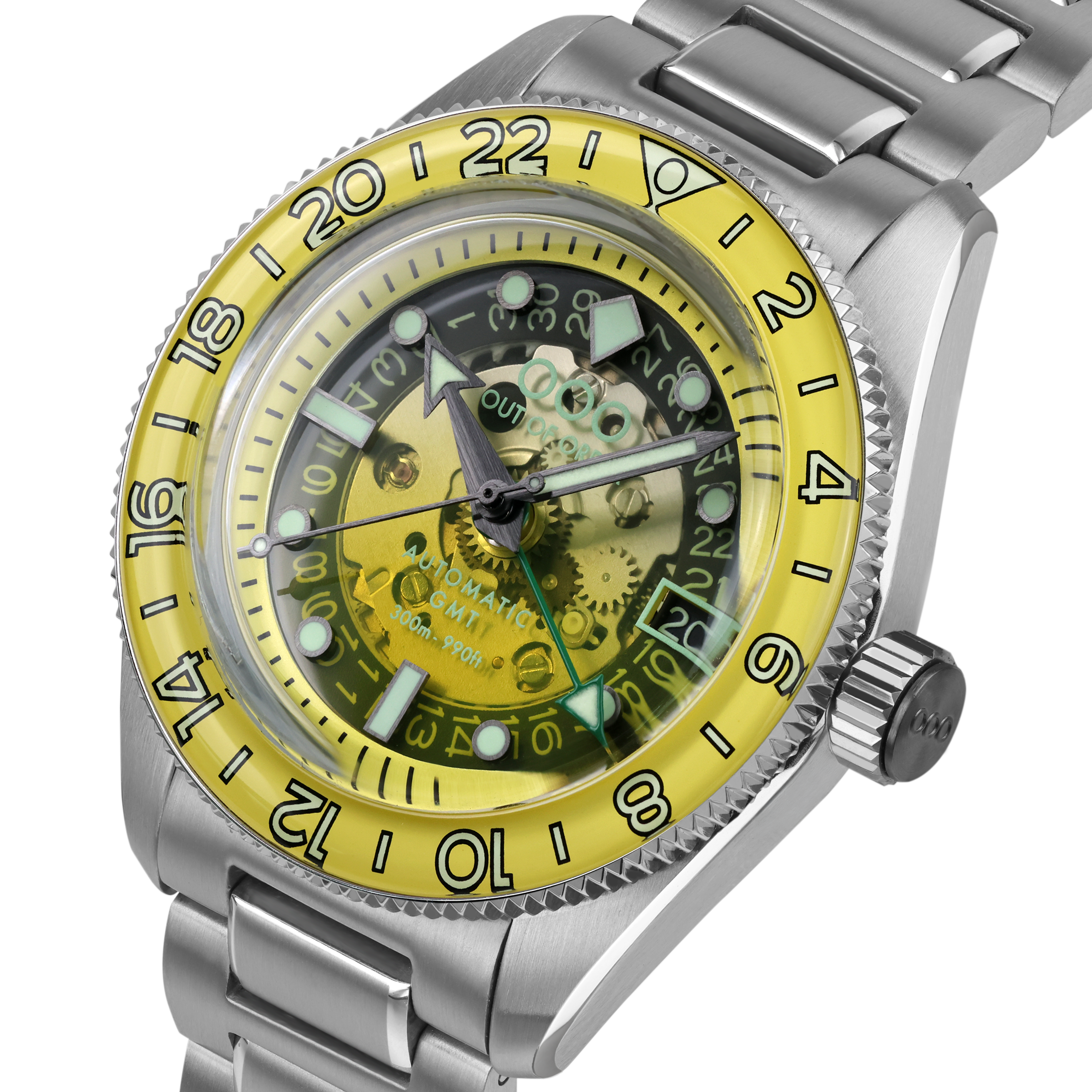 Out Of Order Shaker Limoncello orologio GMT automatico 40mm