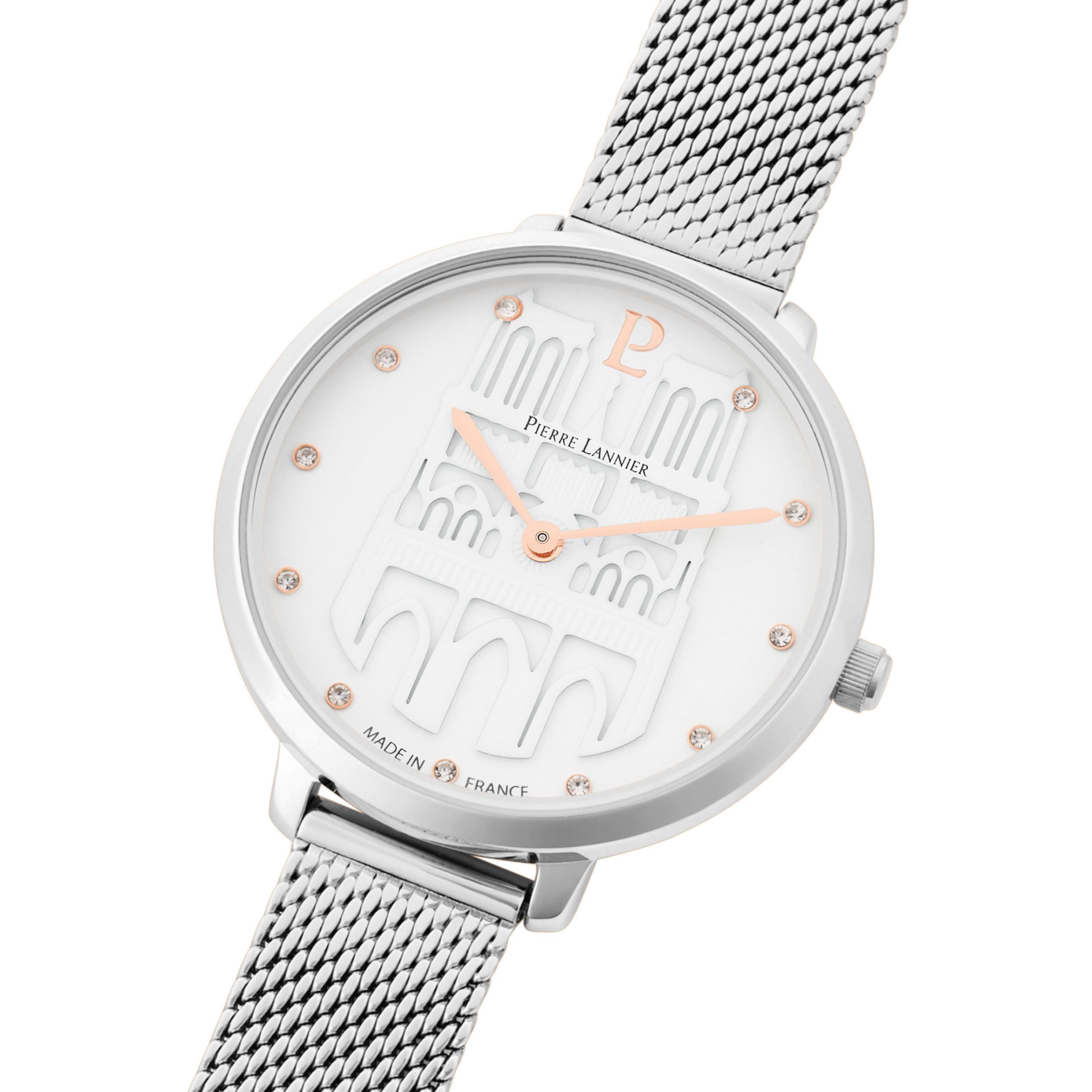 Pierre Lannier Coeur Battant orologio 33 mm acciaio 5 ATM