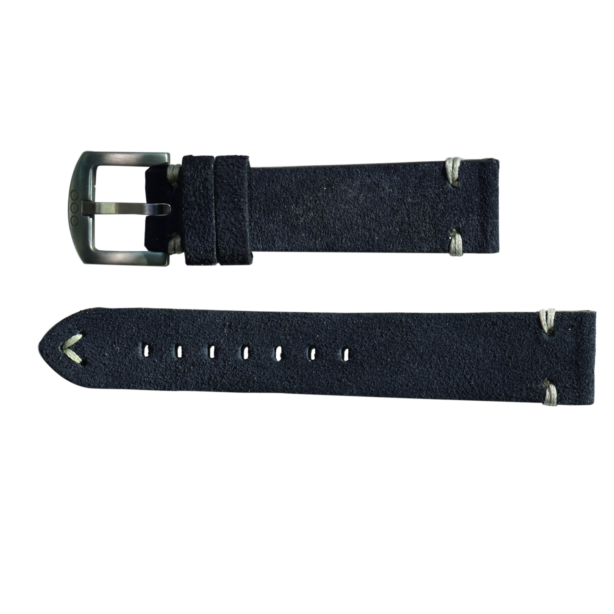Out Of Order cinturino pelle blu 20 mm ultra distressed