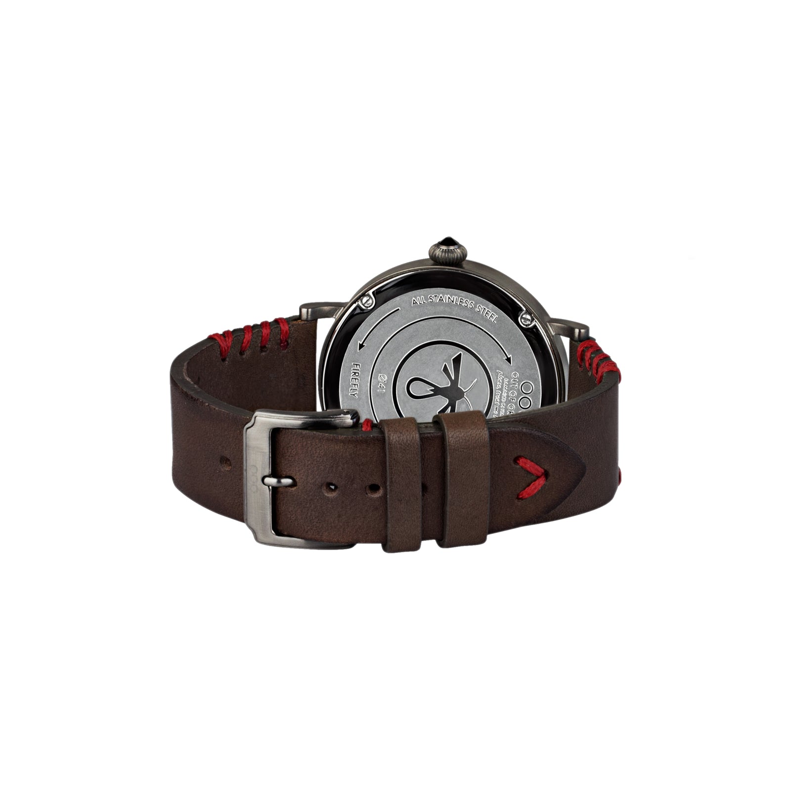 Out Of Order Firefly 41 Rosso Scuro orologio quarzo 41mm rosso
