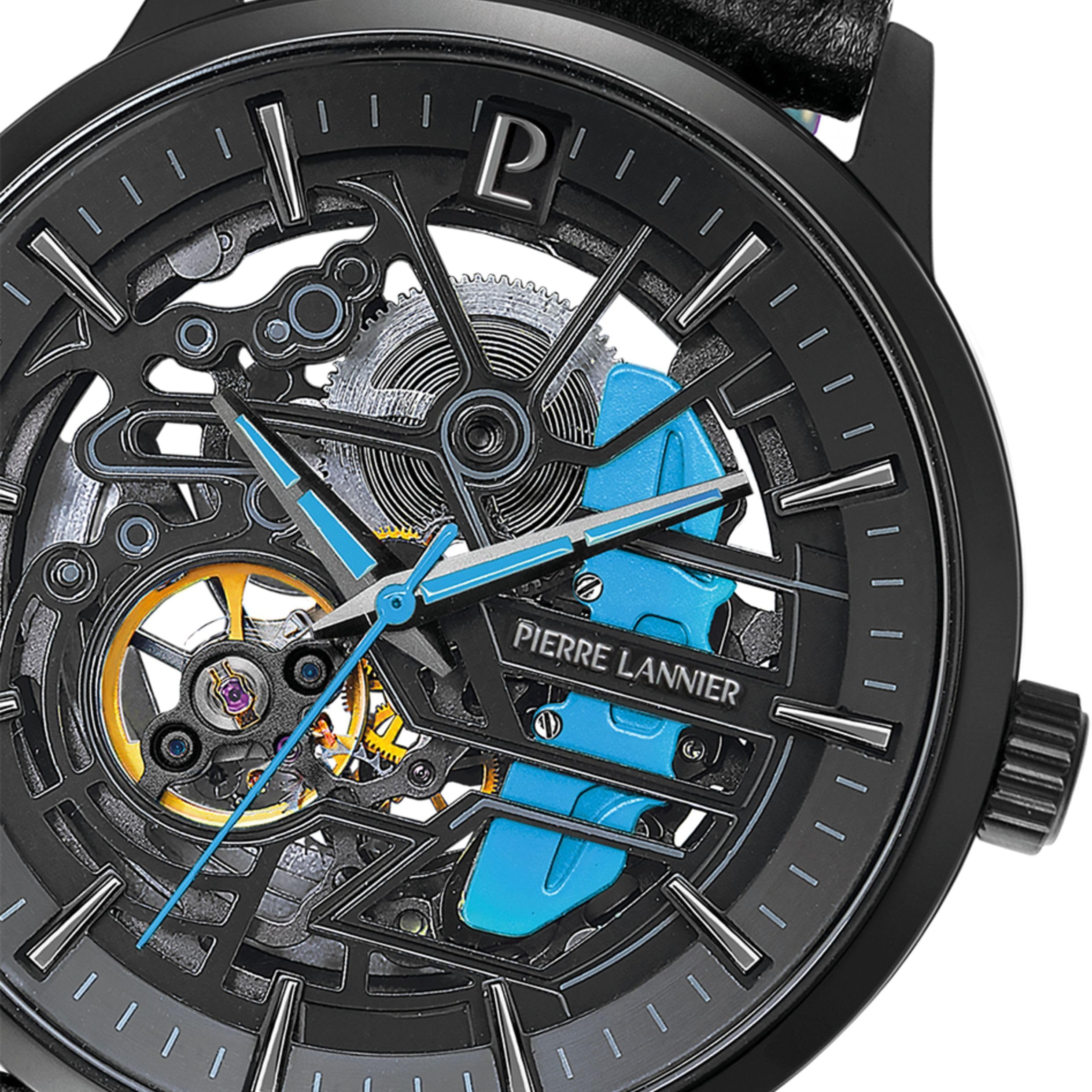 Pierre Lannier Paddock orologio automatico 43 mm acciaio