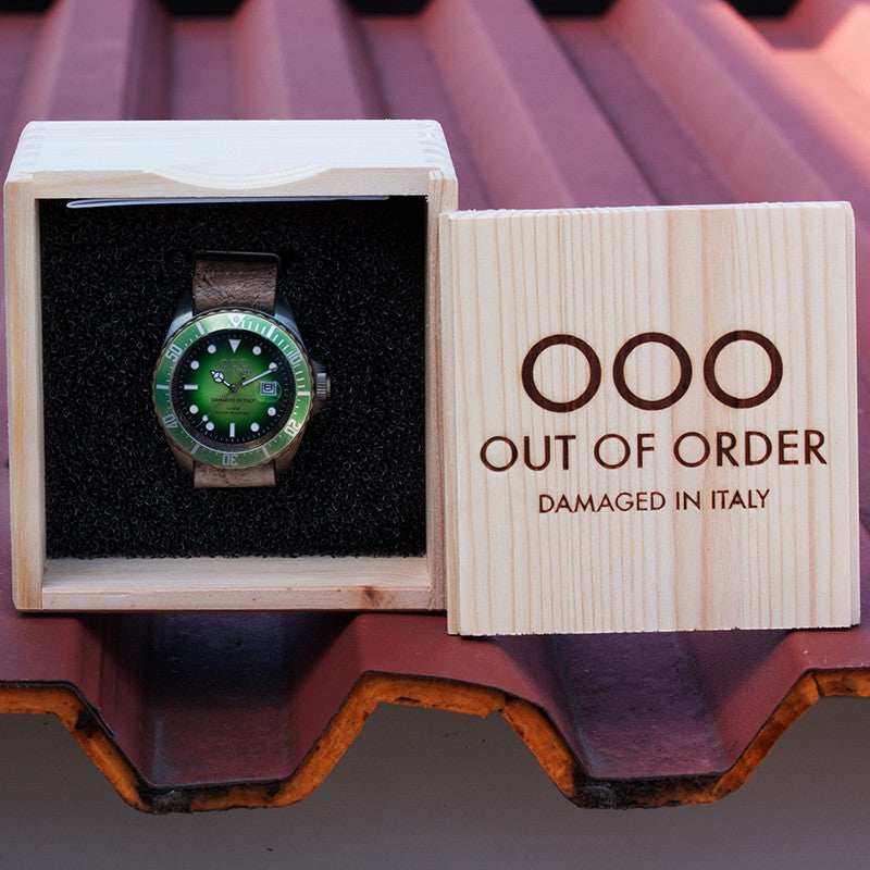 Out Of Order Scorpione Green orologio quarzo 44 mm