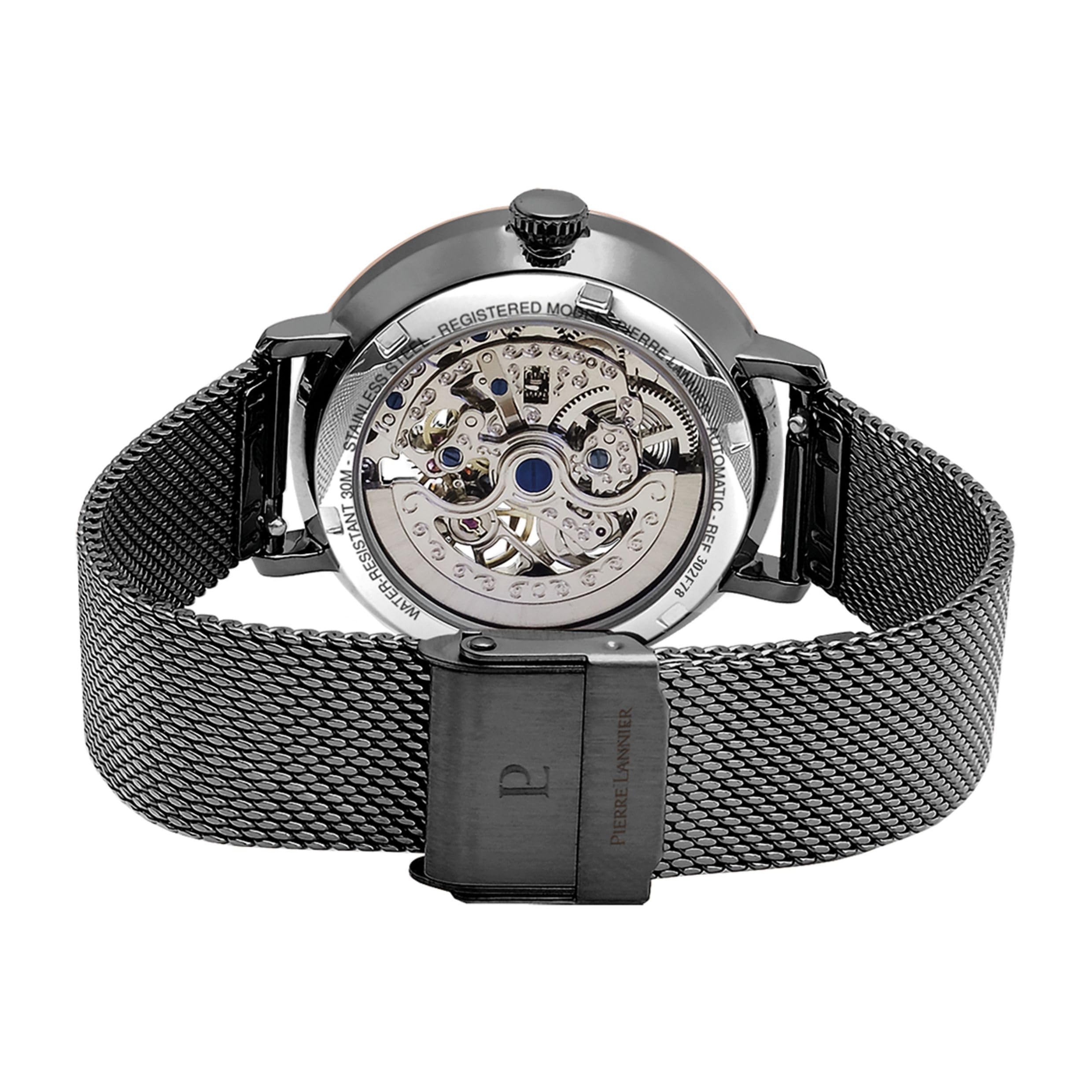 Pierre Lannier Celeste Orologio Automatico 37 mm Acciaio