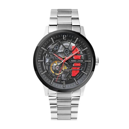 Pierre Lannier Paddock orologio automatico 43 mm acciaio