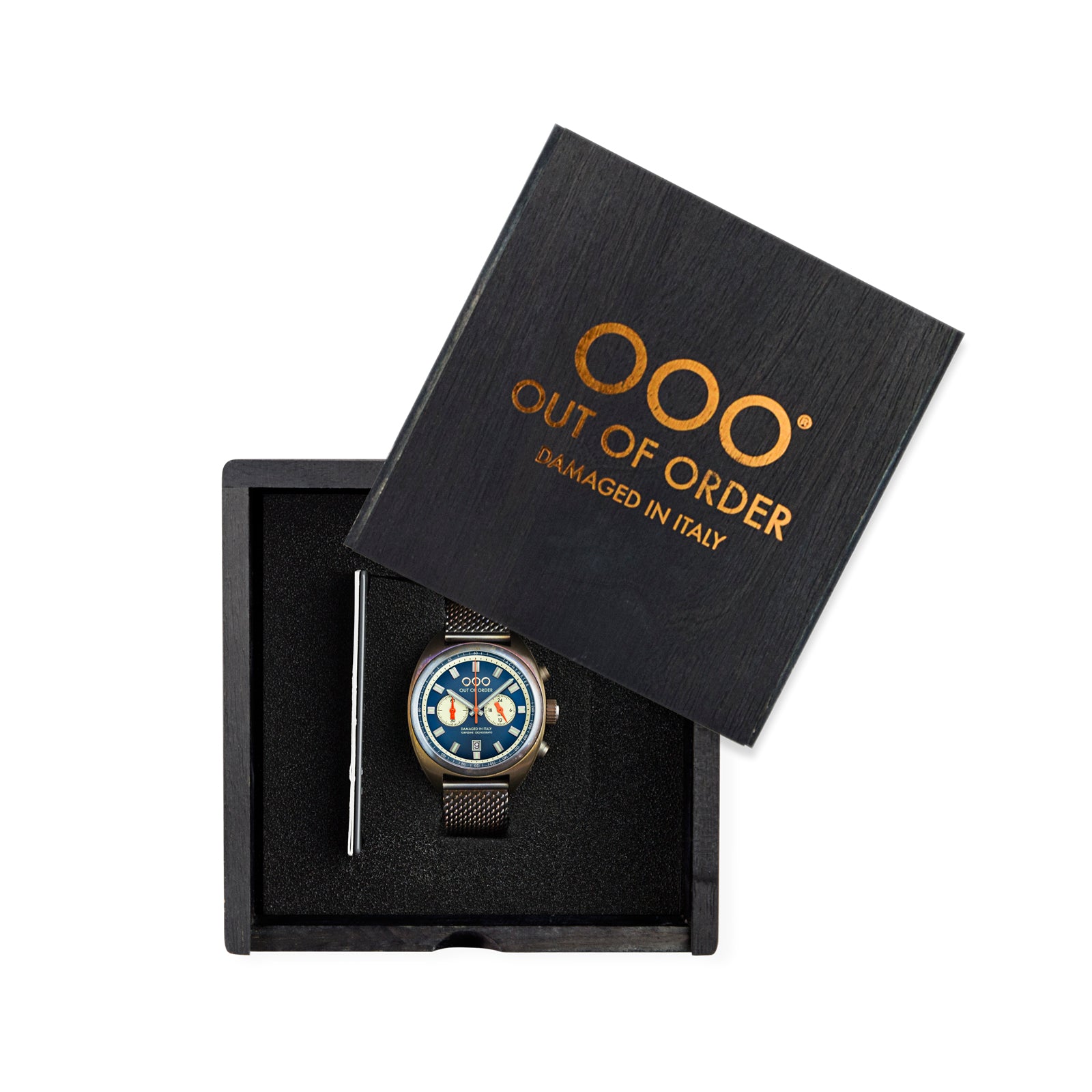 Out Of Order Torpedine Chrono orologio cronografo blu 42 mm