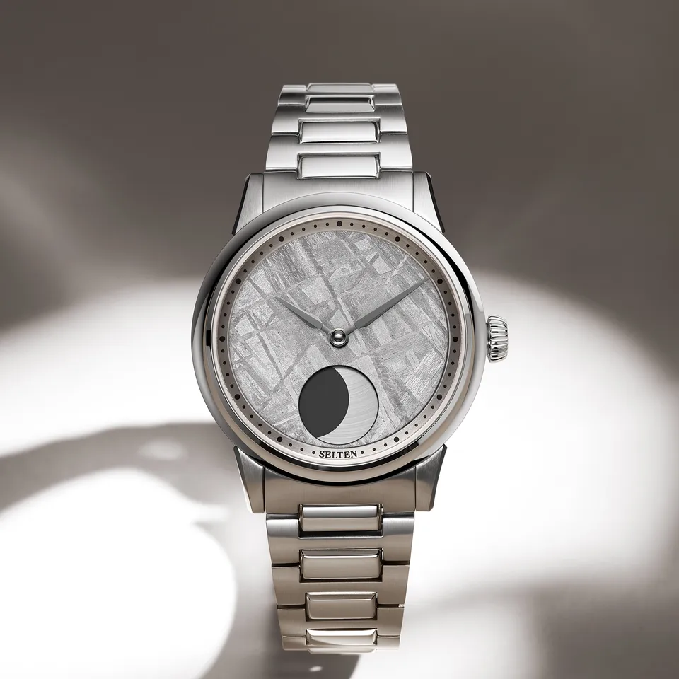 Selten M1 Moonphase orologio meteorite grigio