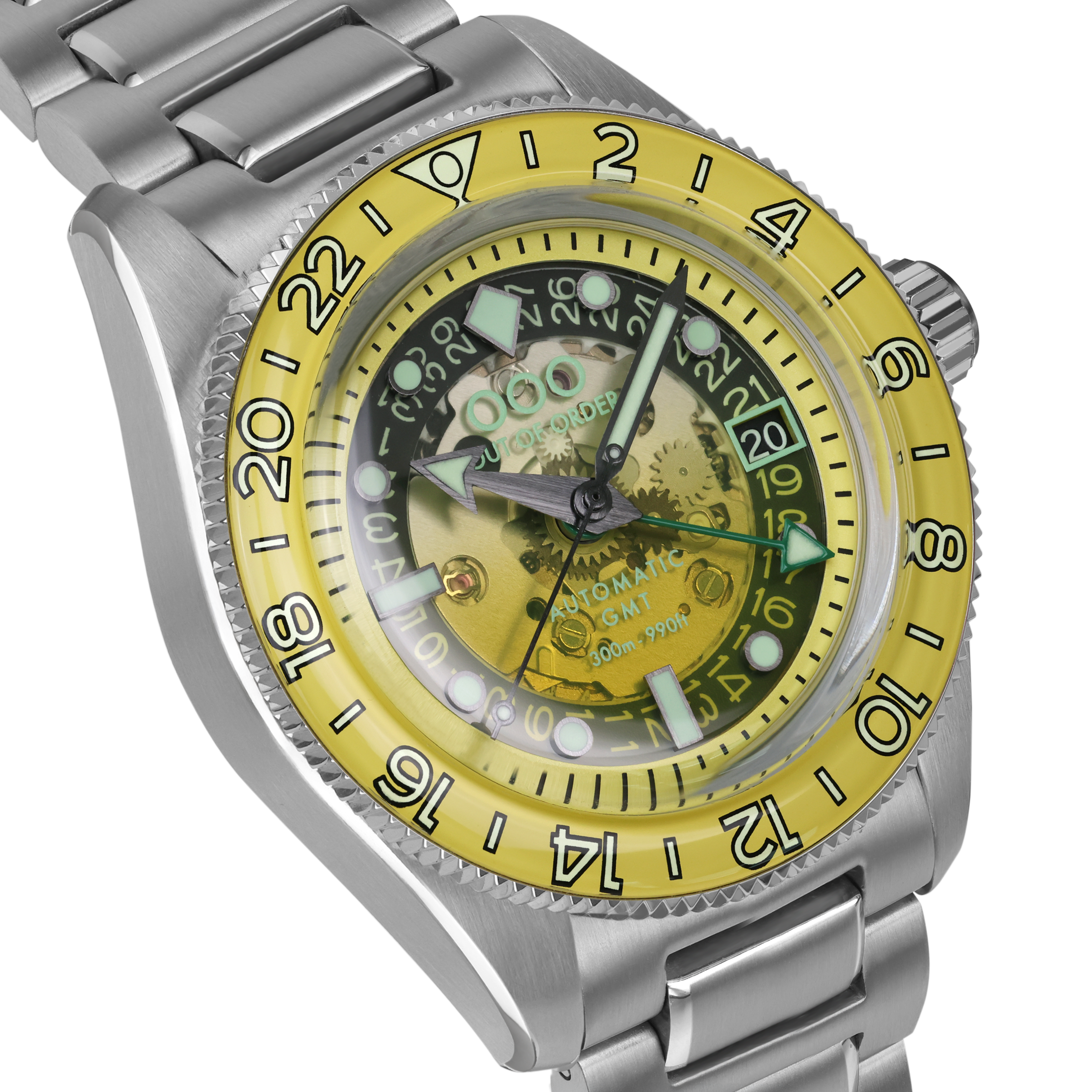 Out Of Order Shaker Limoncello orologio GMT automatico 40mm