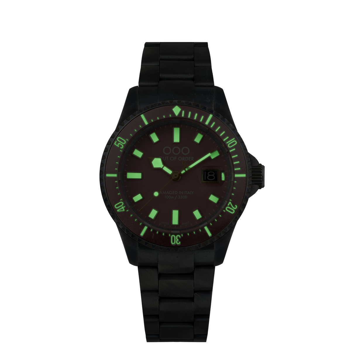 Out Of Order Casanova Cipria orologio quarzo 44 mm acciaio