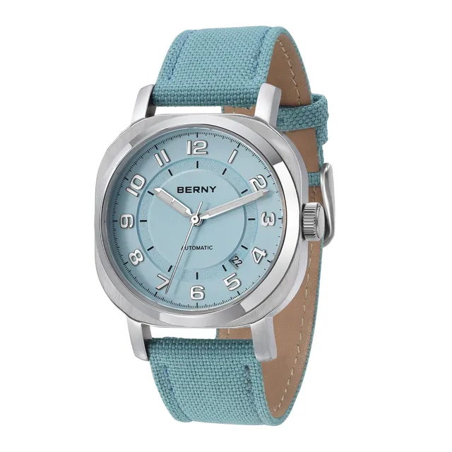 Berny Orologio Donna Azzurro Automatico Acciaio