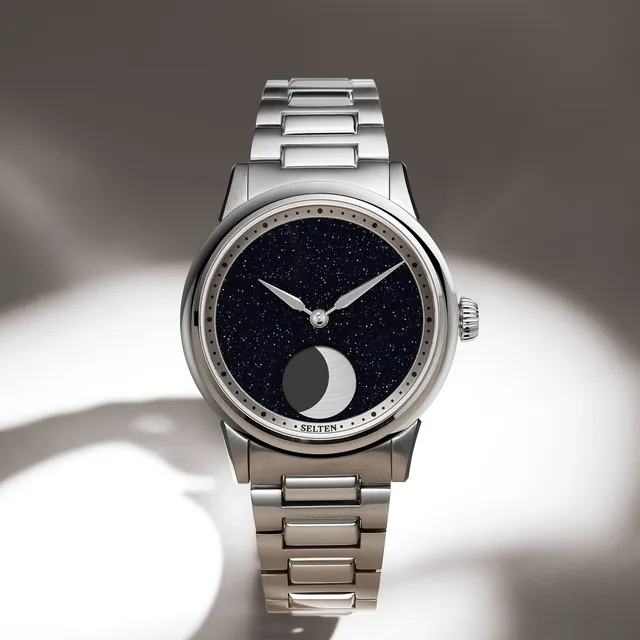 Selten M1 Moonphase Aventurine orologio fasi lunari