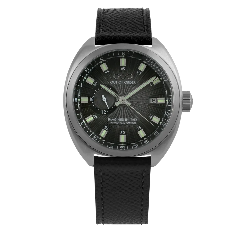 Out Of Order Torpedine Eclipse orologio automatico 42 mm nero