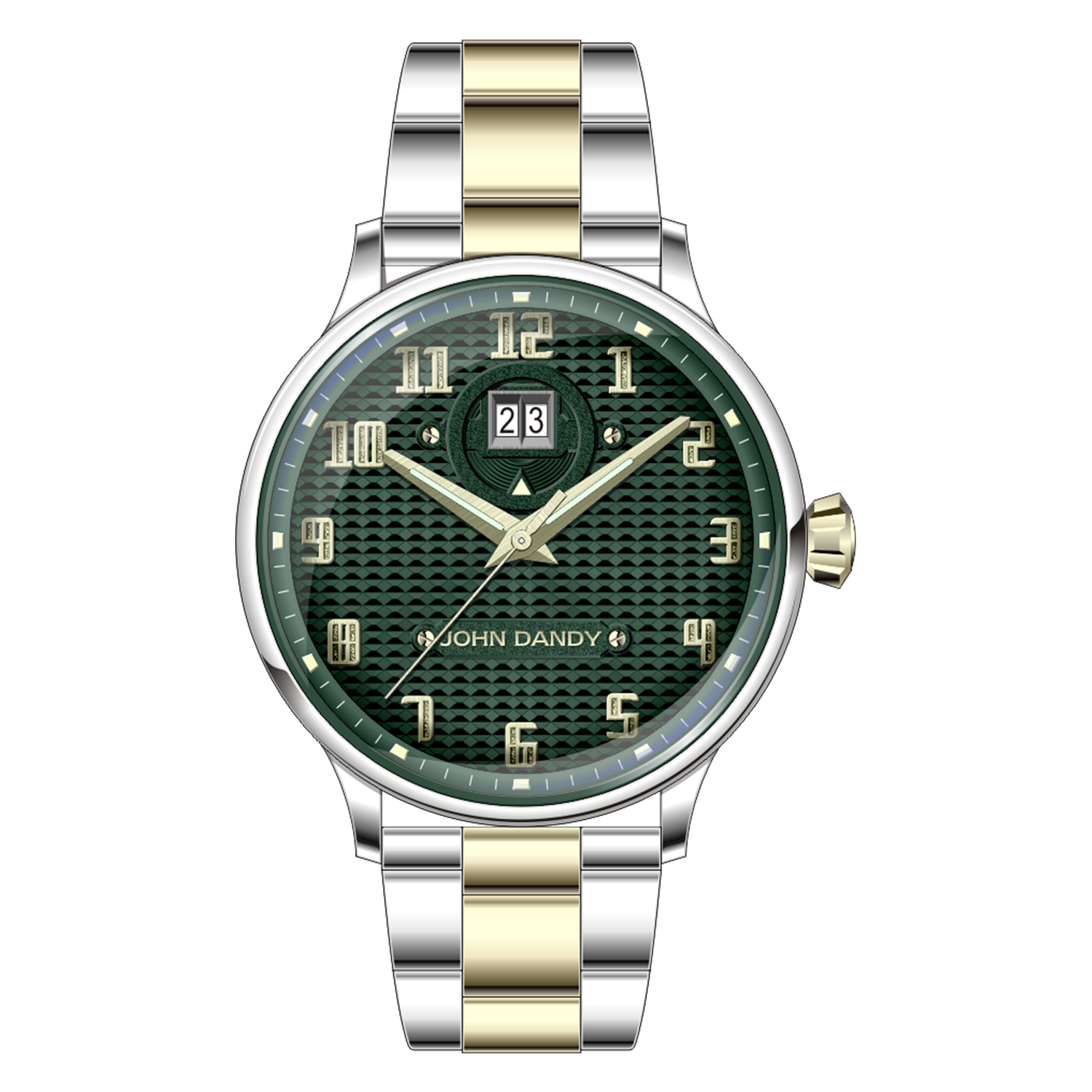 John Dandy JD3822 orologio automatico Crystal Black