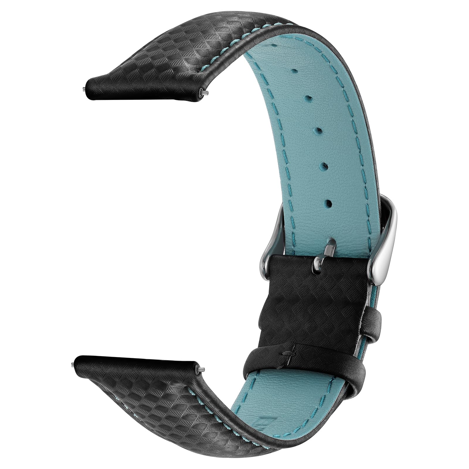 Berny Cinturino Orologio Silicone 22 mm Nero Sgancio Rapido