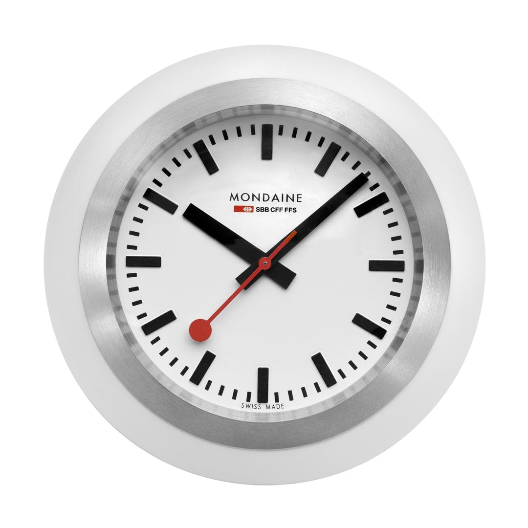Mondaine Globe Bianco 60 mm orologio tavolo
