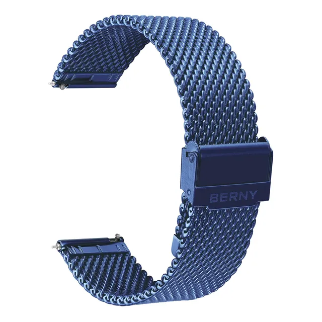 Berny Milanese Cinturino Orologio Acciaio Sgancio Rapido