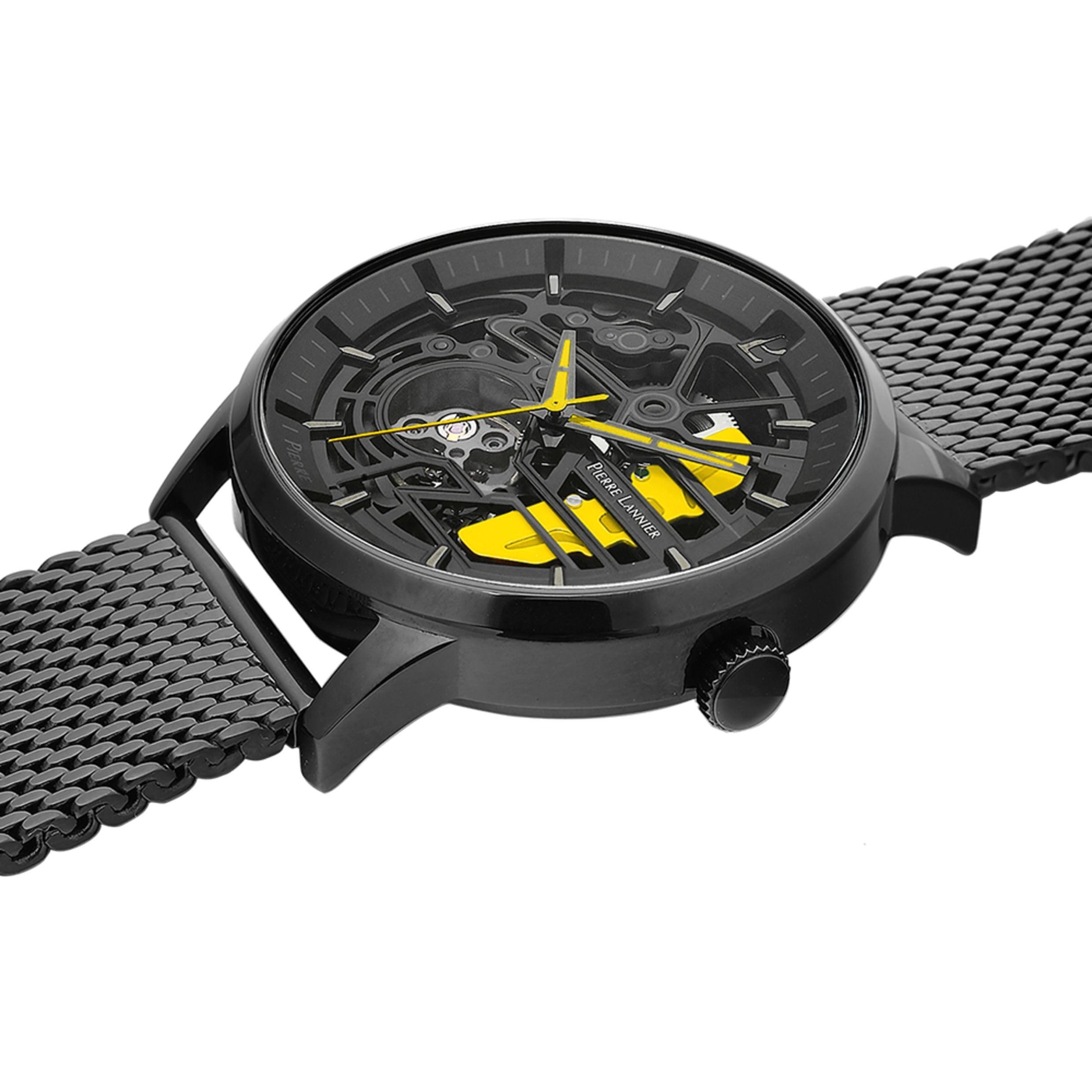Pierre Lannier Paddock orologio automatico 43 mm acciaio