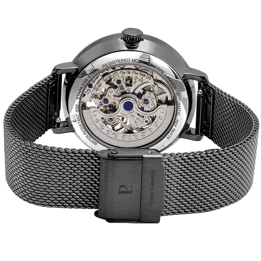 Pierre Lannier Celeste Orologio Automatico 37 mm Acciaio