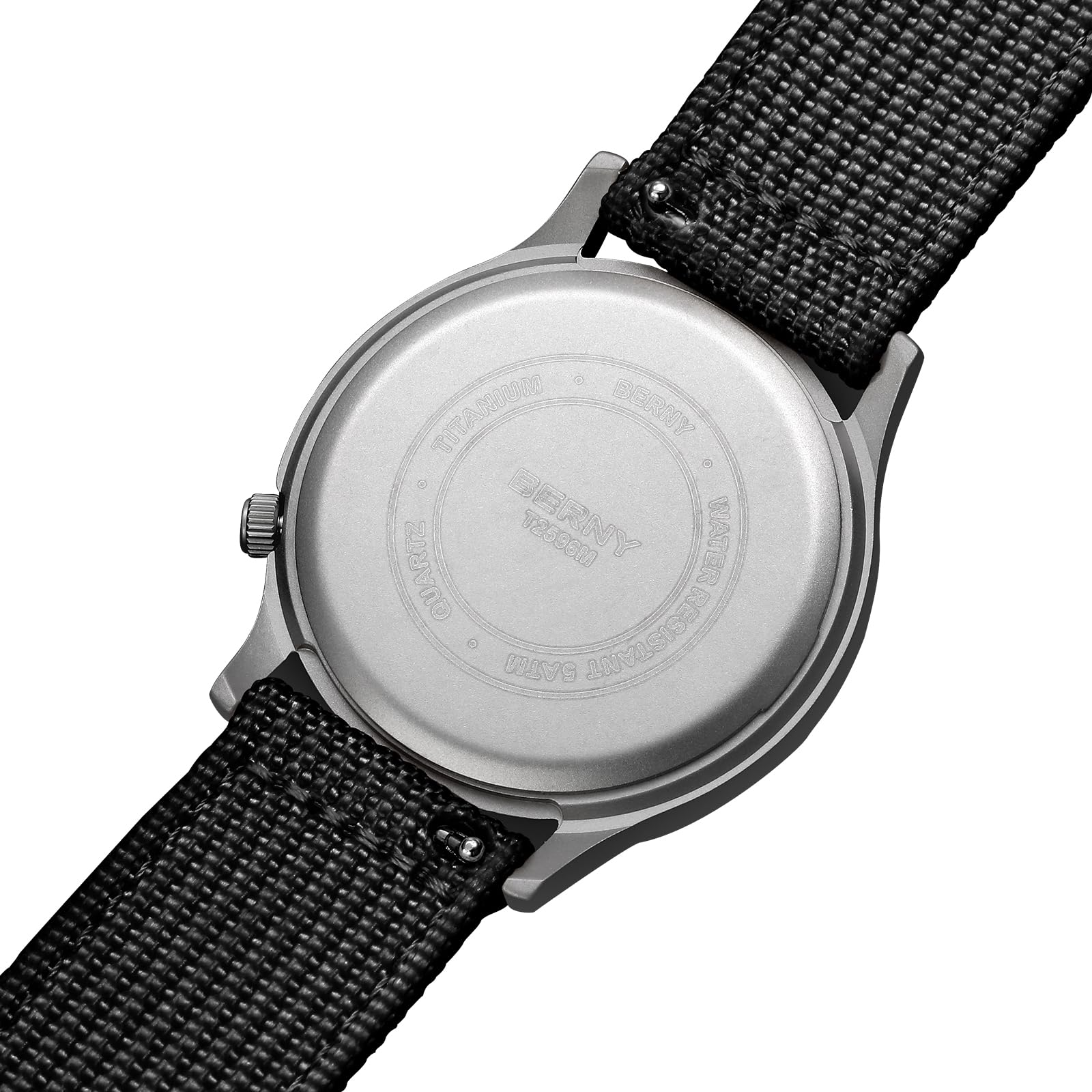 Berny Titanium Orologio Unisex Tela-Bianco Quarzo VH31