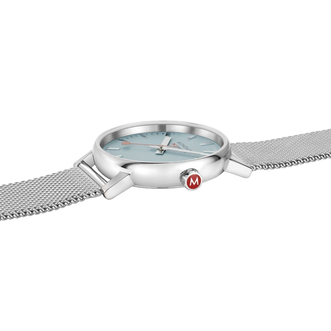 Mondaine evo2 Turchese 35mm orologio quarzo milanese