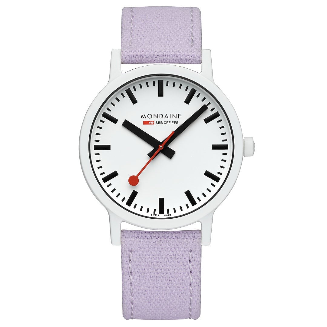 Mondaine Essence Lilla orologio tessuto 41 mm