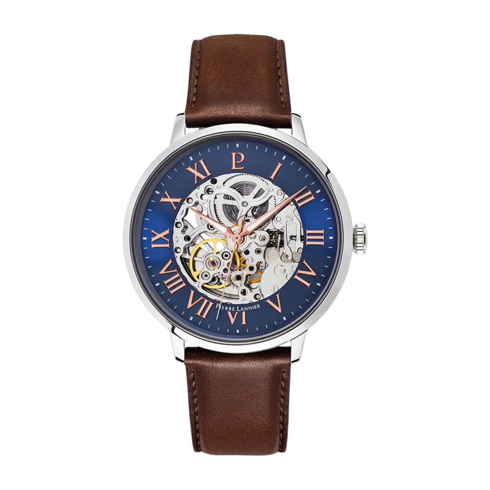 Pierre Lannier Automatic orologio automatico 44mm acciaio