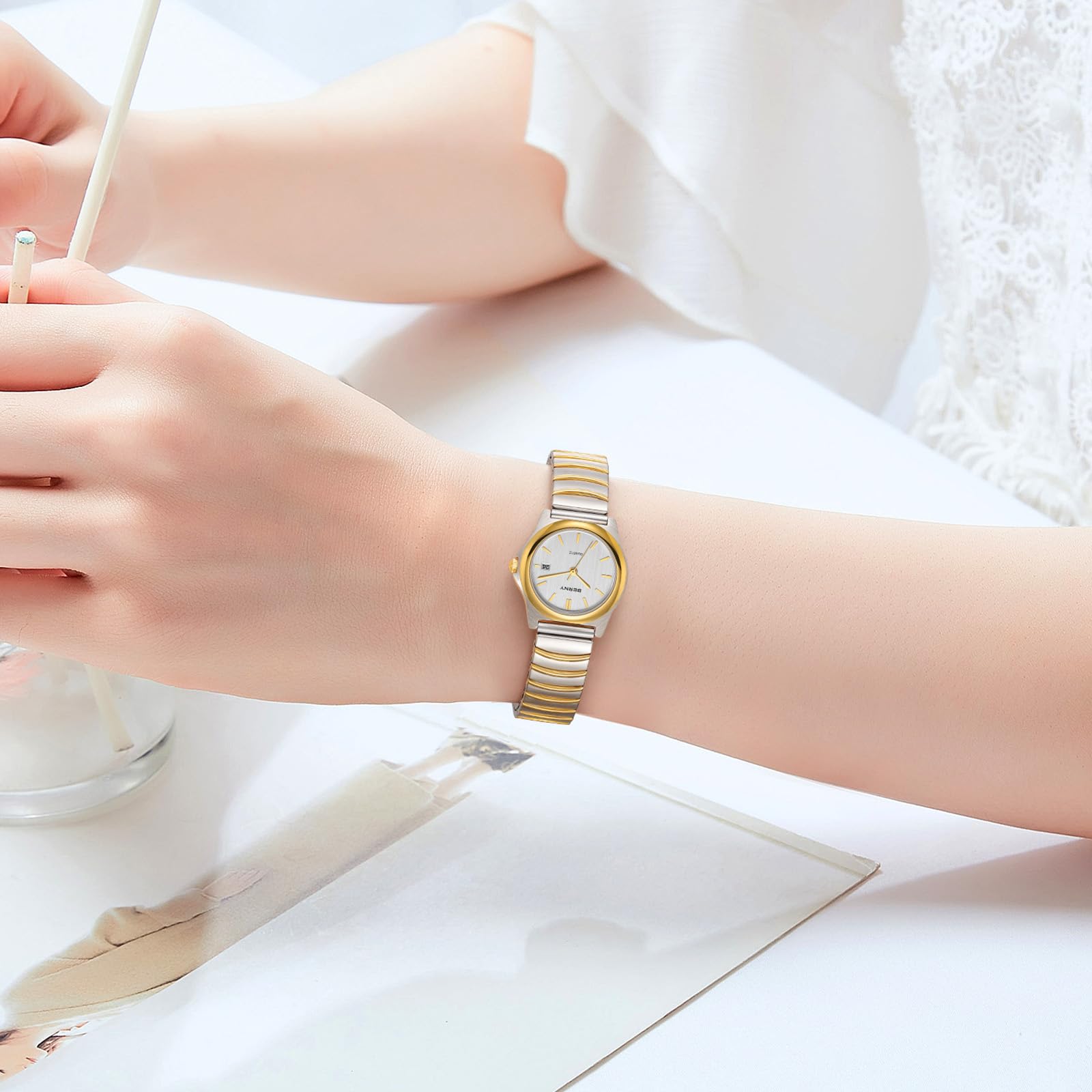 Berny Orologio Donna Quarzo Bianco Espansione