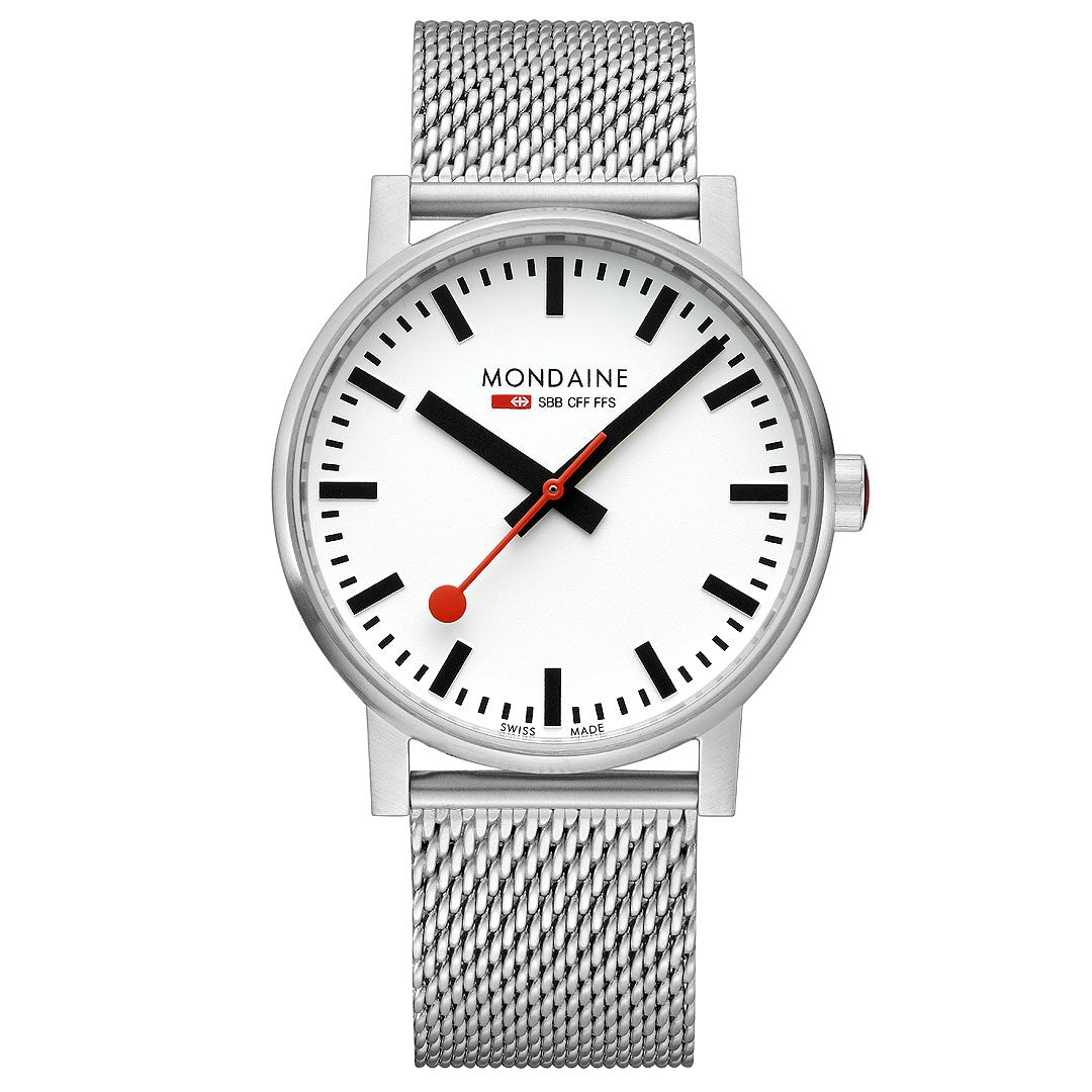 Mondaine evo2 Big orologio 43mm acciaio quarzo