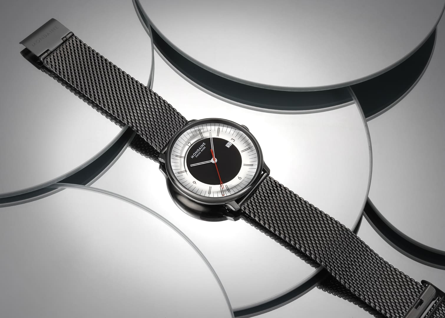 Mondaine Doppio Mirror 41 mm Orologio Edizione Limitata