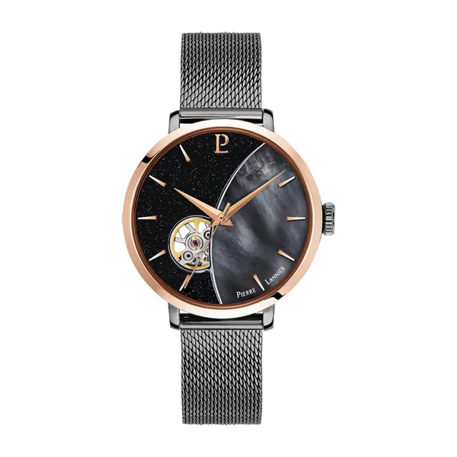 Pierre Lannier Celeste Orologio Automatico 37 mm Acciaio
