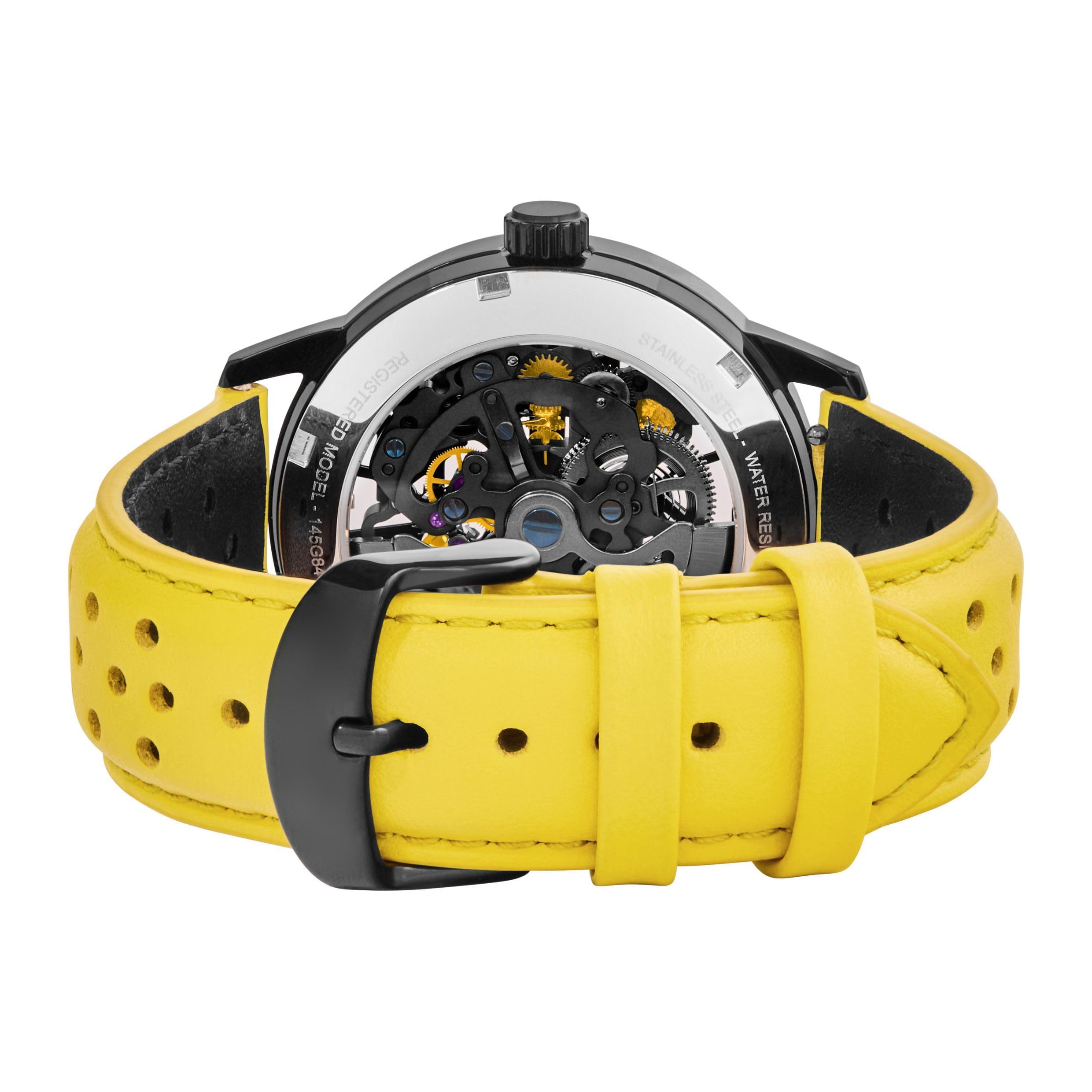 Pierre Lannier Paddock 145G849 orologio automatico giallo