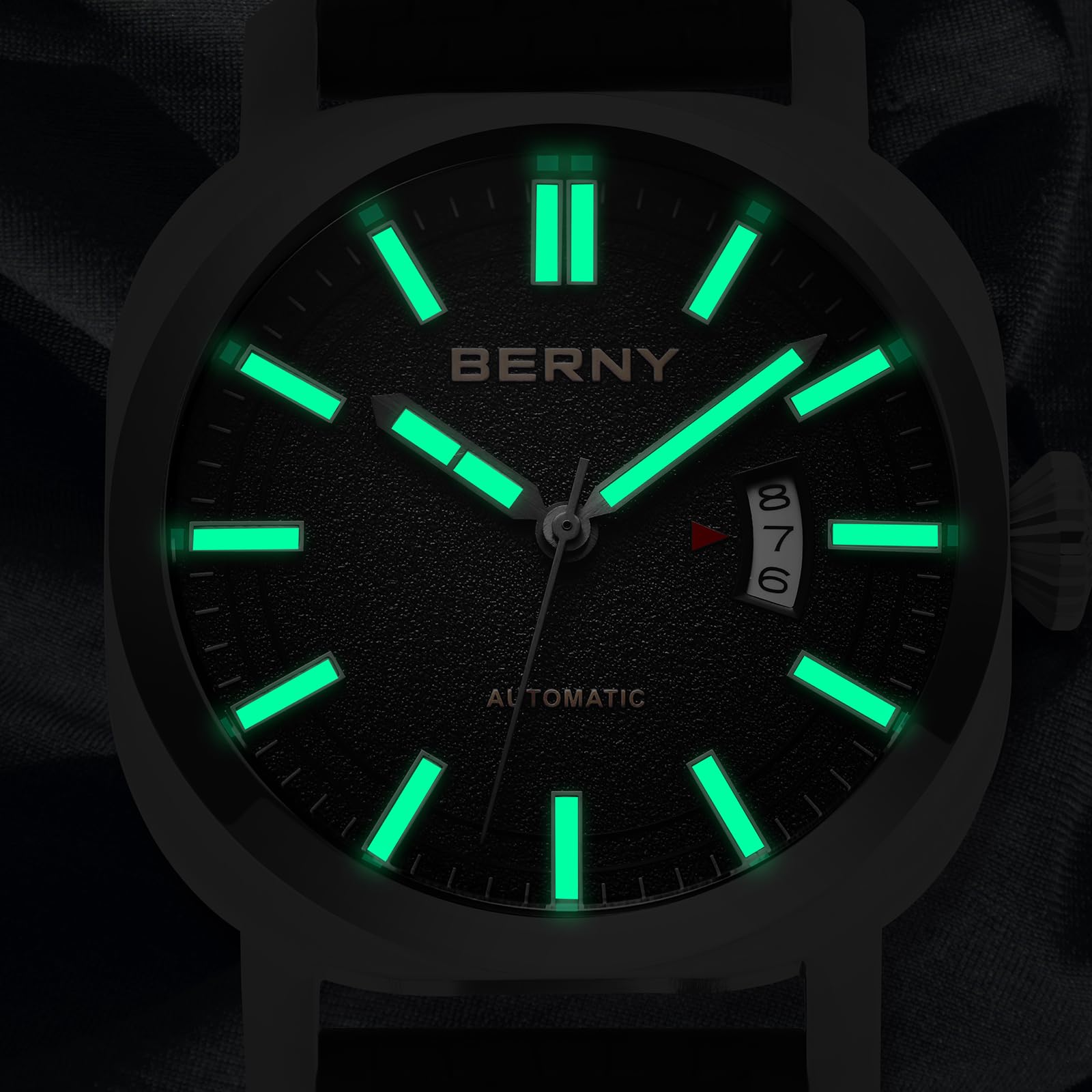 Berny Orologio Automatico Uomo Acciaio 10ATM
