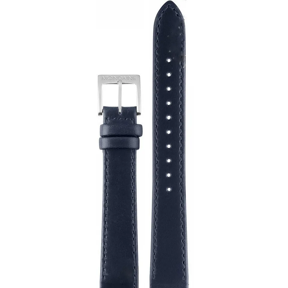 Mondaine Helvetica Light cinturino pelle blu 14 mm