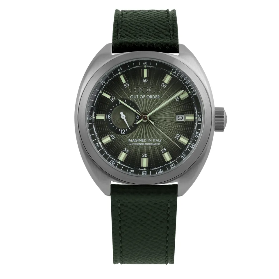 Out Of Order Torpedine Jade orologio automatico verde 42 mm