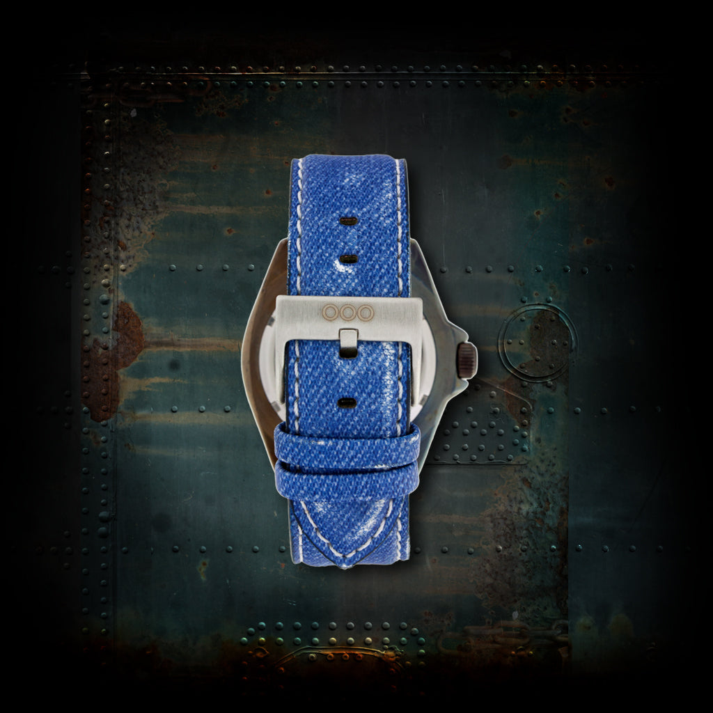 Out Of Order Jeans Light Blue orologio quarzo 44mm blu