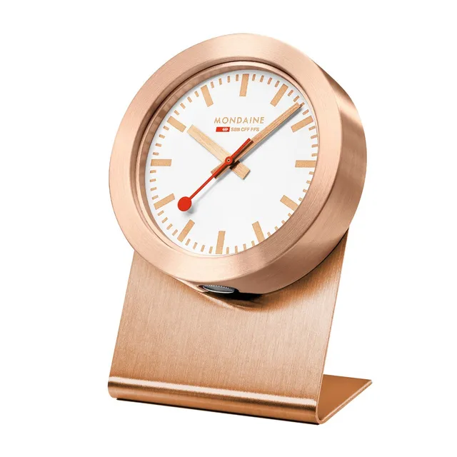 Mondaine Magnet Clock Oro Rosa orologio tavolo 50mm