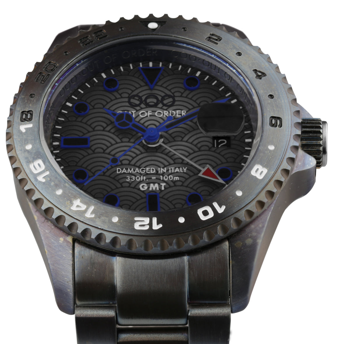 Out Of Order GMT Tokyo Shibuya Ultra Distressed Orologio 44mm