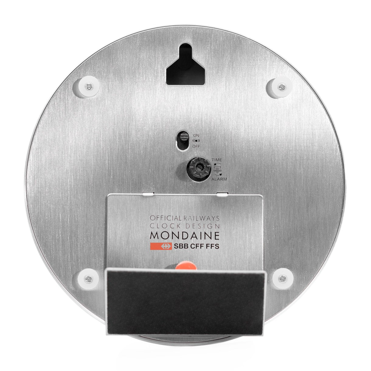 Mondaine Sveglia Argento 12,5cm orologio quarzo tavolo