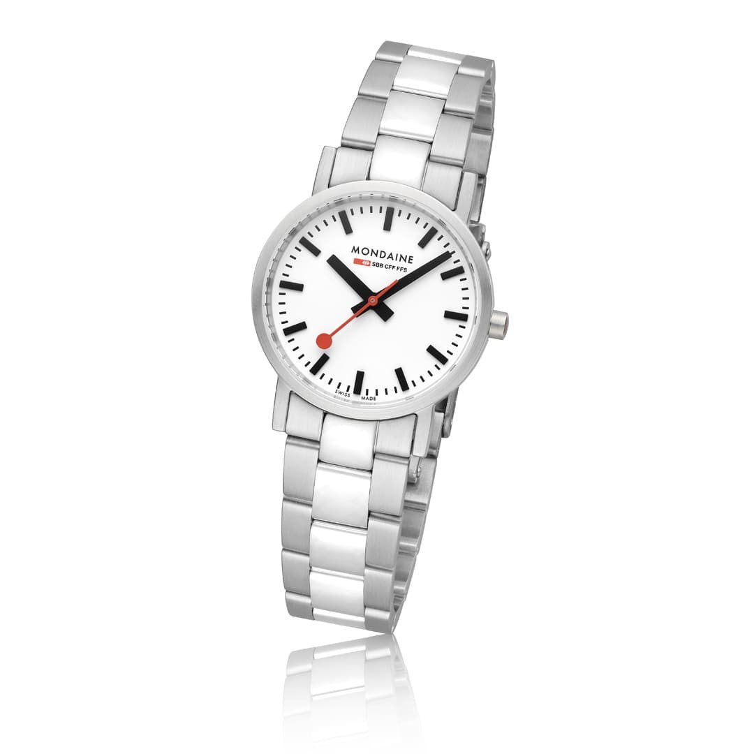 Mondaine Classic Orologio Acciaio 30 mm Bracciale