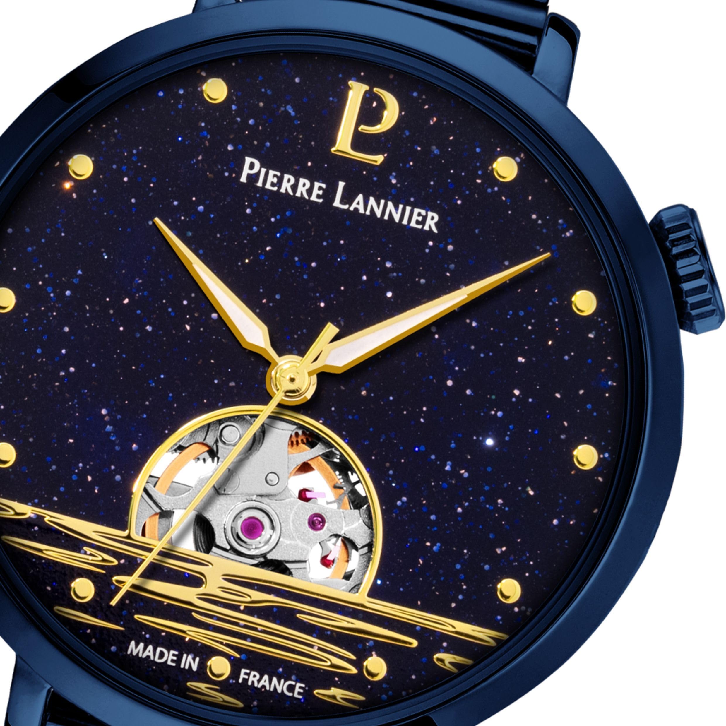 Pierre Lannier Australe Orologio Automatico 35mm Acciaio