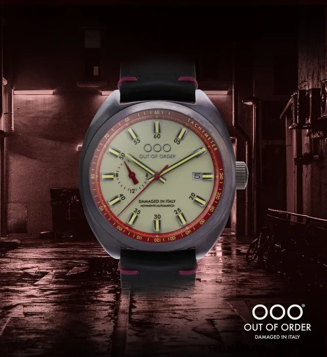 Out Of Order Torpedine Red orologio automatico rosso