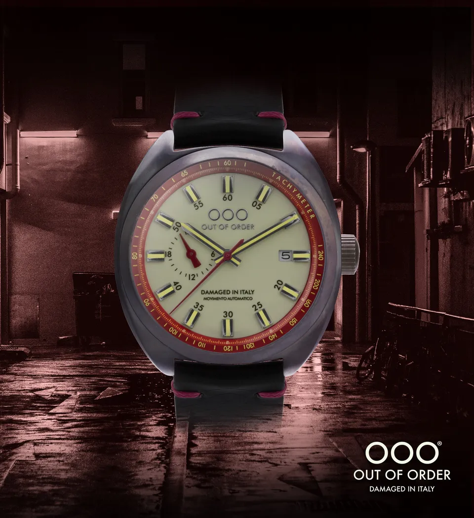 Out Of Order Torpedine Red orologio automatico rosso