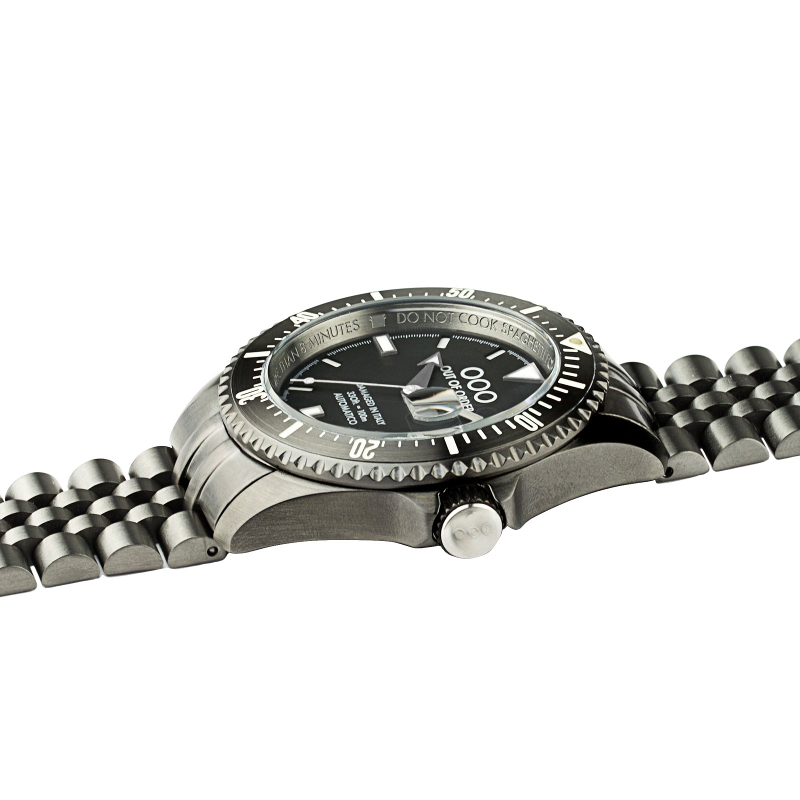 Out Of Order Automatico 9K orologio automatico 44 mm nero gun