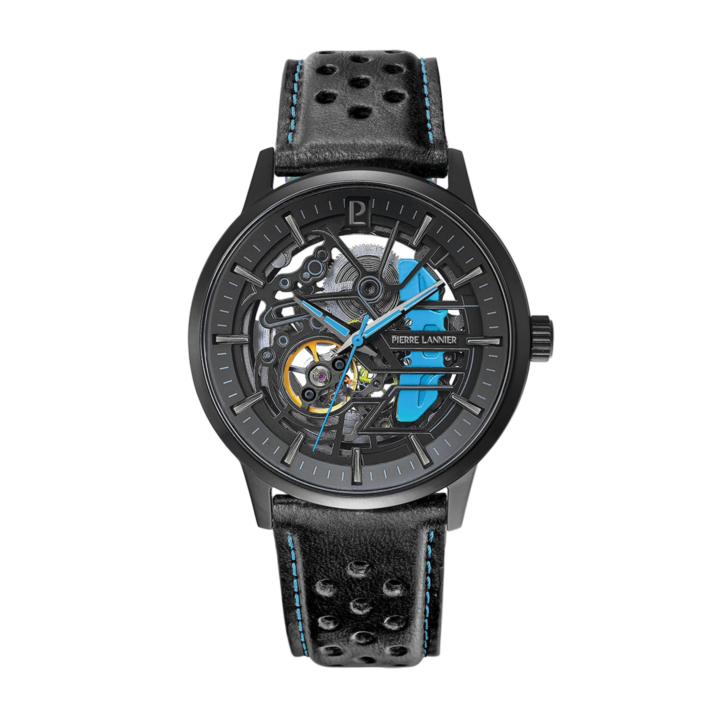 Pierre Lannier Paddock orologio automatico 43 mm acciaio