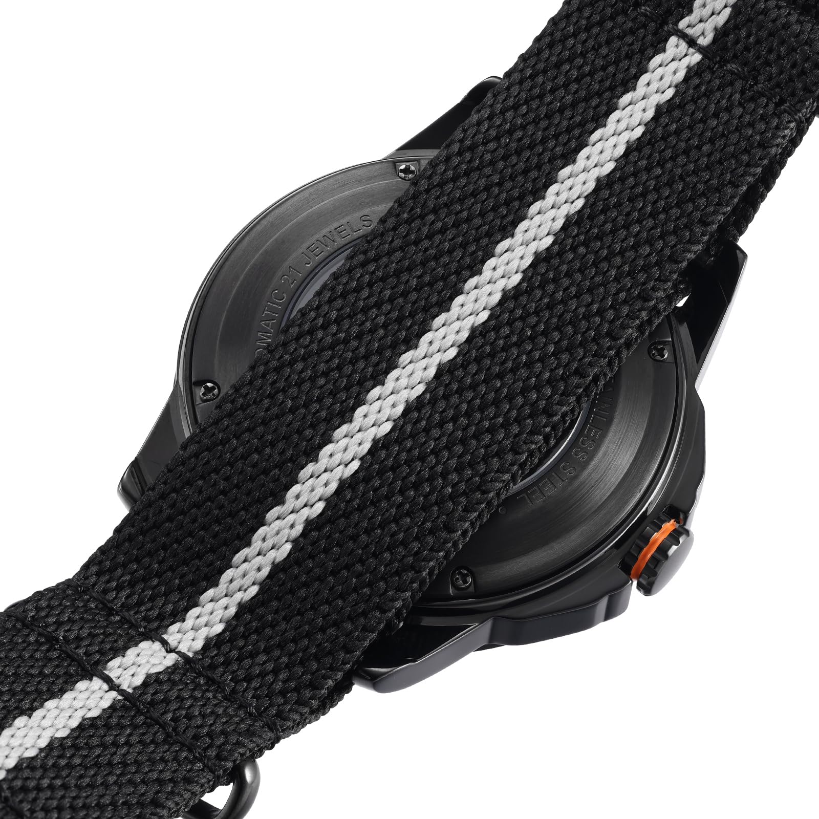 Berny orologio automatico uomo nero-org 50M