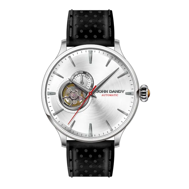 John Dandy JD3213 orologio acciaio trasparente