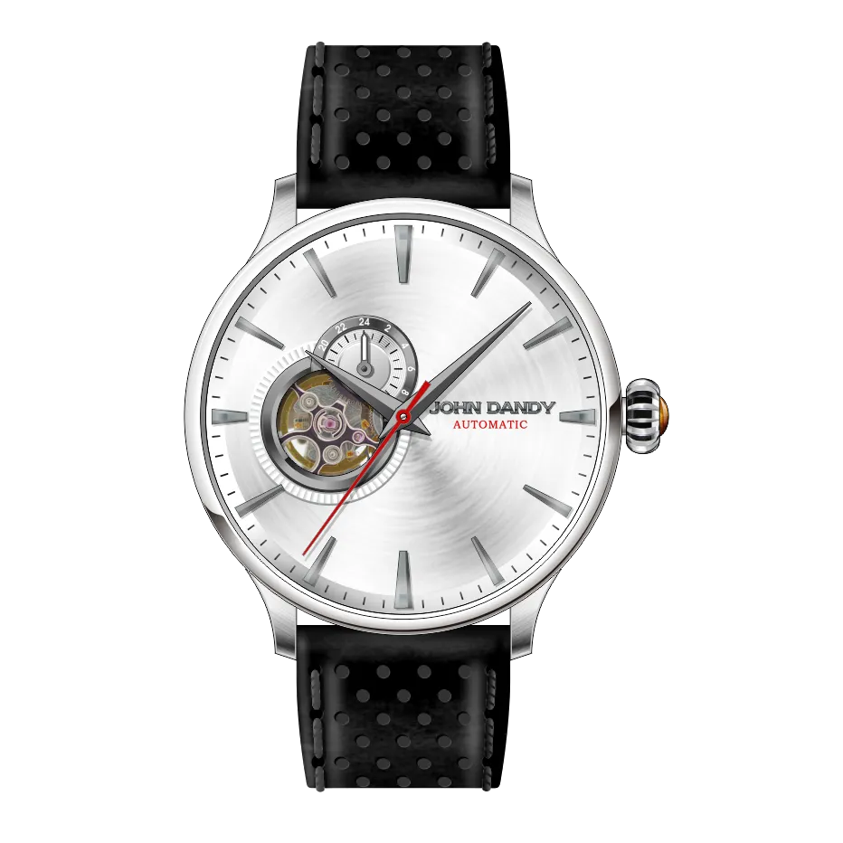 John Dandy JD3213 orologio acciaio trasparente